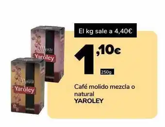Supeco Café Molido Mezcla O Natural Yaroley oferta