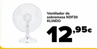 Supeco Ventilador De Sobremesa Kdf30 Klindo oferta