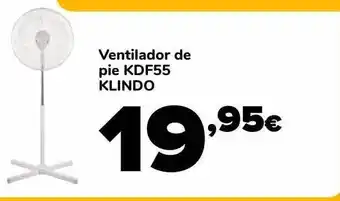 Supeco Ventilador De Pie Kdf55 Klindo oferta