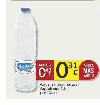 Supermercados Charter Agua Mineral Natural Aquabona oferta