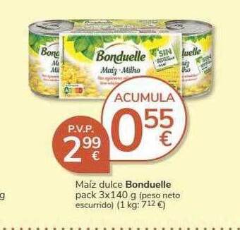 Supermercados Charter Maíz Dulce Bonduelle oferta