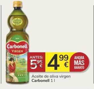 Supermercados Charter Aceite De Oliva Virgen Carbonell oferta