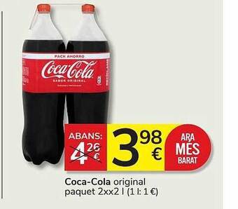 Consum Coca-cola Original Paquet oferta