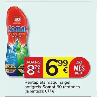 Consum Rentaplats Màquina Gel Antigreix Somat 50 Rentades oferta