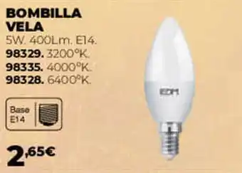 Ferbric Bombilla Vela oferta