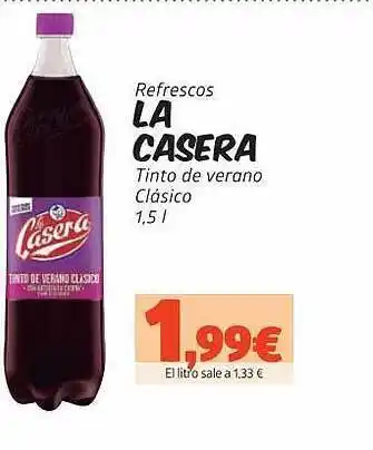 Maskom Supermercados Refrescos La Casera Tinto De Verano Clasico oferta