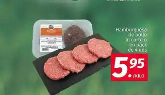 Maskom Supermercados Hamburguesa De Pollo oferta