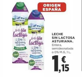 Supercor Leche Sin Lactosa Asturiana oferta