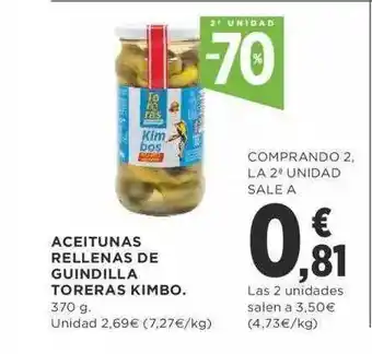 Supercor Aceitunas Rellenas De Guindilla Toreras Kimbo oferta