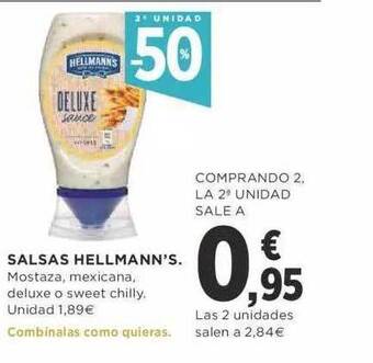 Supercor Salsas Hellmann's oferta