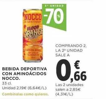 Supercor Bebida Deportiva Con Aminoácidos Nocco oferta