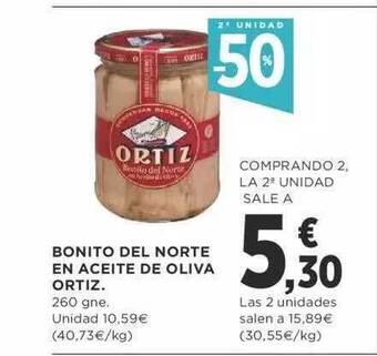 Supercor Bonito Del Norte En Aceite De Oliva Ortiz oferta