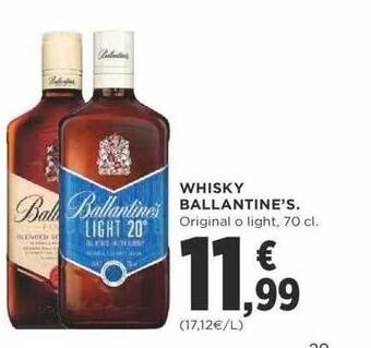 Supercor Whisky Ballantine's oferta