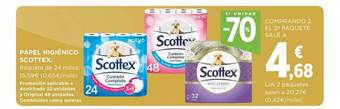 Supercor 2a Unidad -70% Papel Higiénico Scottex oferta