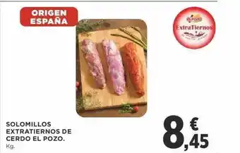 Supercor Solomillos Extratiernos De Cerdo El Pozo oferta