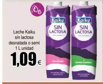 FROIZ Leche Kaiku Sin Lactosa Desnatado O Semi oferta