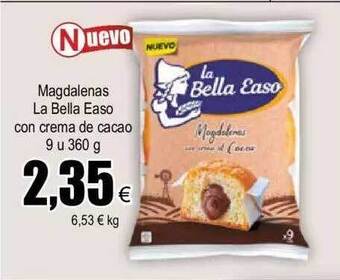 FROIZ Magdalenas La Bella Easo Con Crema De Cacao oferta