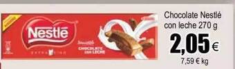 FROIZ Chocolate Nestlé Con Leche oferta