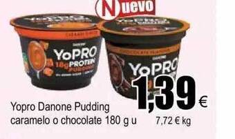 FROIZ Yopro Danone Pudding Caramelo O Chocolate oferta