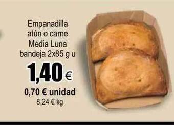 FROIZ Empanadilla Atun O Carne Media Luna oferta