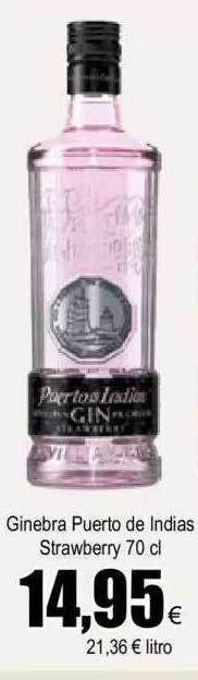 FROIZ Ginebra Puerto De Indias Strawberry oferta
