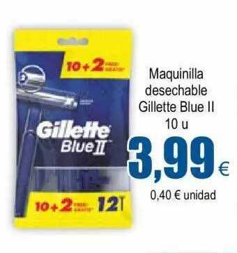 FROIZ Maquinilla Desechable Gillette Blue Ii oferta