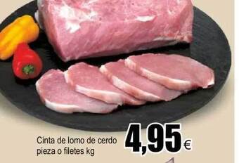 FROIZ Cinta De Lomo De Cerdo Pieza O Filetes Kg oferta