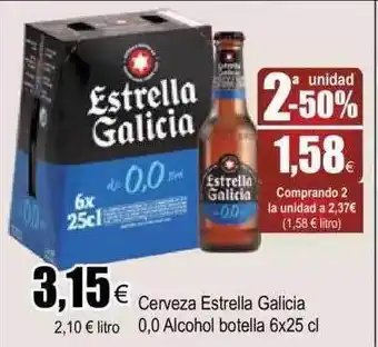 FROIZ 2a Unidad -50% Cerveza Estrella Galicia 0.0 Alcohol oferta