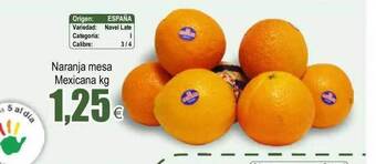 FROIZ Naranja Mesa Mexicana Kg oferta