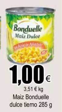 FROIZ Maiz Bonduelle Dulce Tierno oferta