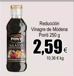 FROIZ Reducción Vinagre De Módena Ponti oferta