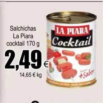 FROIZ Salchichas La Piara Cocktail oferta