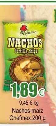 FROIZ Nachos Maiz Chefmex oferta