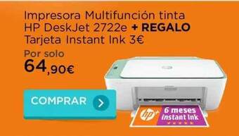 La tienda en casa Impresora Multifunción Tinta Hp Deskjet 2722e oferta