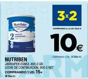 BM Supermercados Nutriben Leche De Continuación oferta