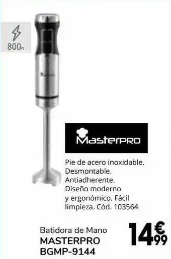 Conforama Batidora De Mano Masterpro Bgmp-9144 oferta