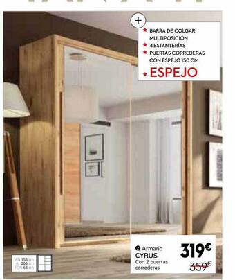 Conforama Armario Cyrus oferta