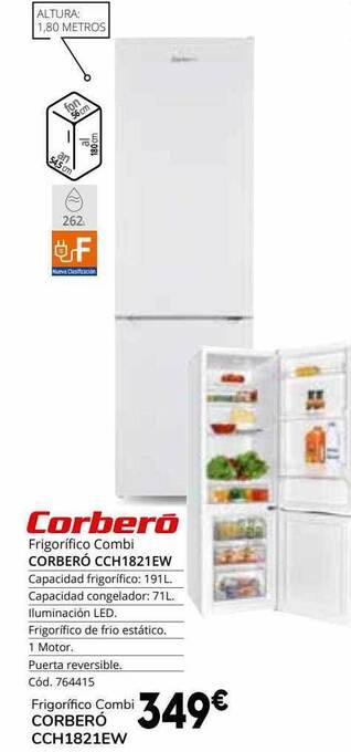 Conforama Frigorifico Combi Corberó Cch1821ew oferta