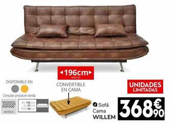 Conforama Sofá Cama Willem oferta