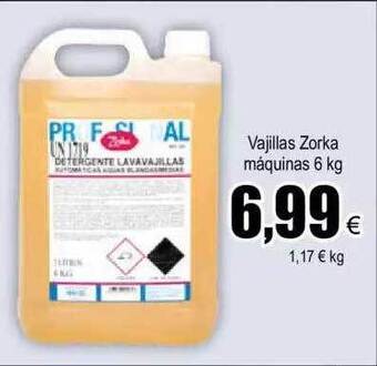 FROIZ Vajillas Zorka Máquinas 6 Kg oferta