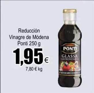 FROIZ Reducción Vinagre De Módena Ponti oferta