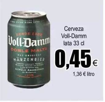 FROIZ Cerveza Voll-damm oferta