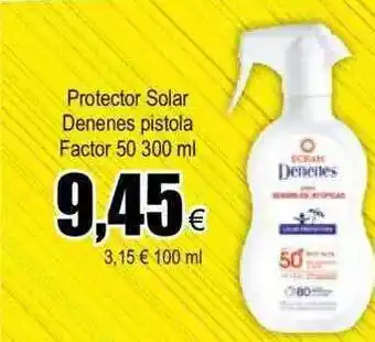FROIZ Protector Solar Denenes Pistola Factor 50 oferta
