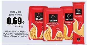 FROIZ Pasta Gallo Gama oferta