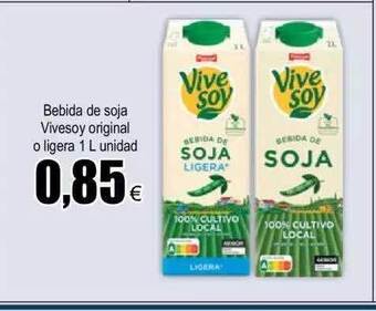 FROIZ Bebida De Soja Vivesoy Original O Ligera oferta