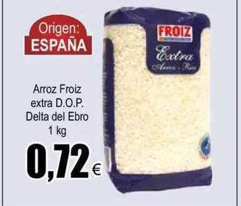 FROIZ Arroz Froiz Extra D.o.p. Delta Del Ebro oferta