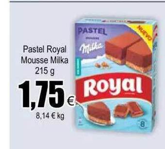 FROIZ Pastel Royal Mousse Milka oferta