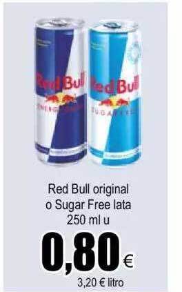 FROIZ Red Bull Original O Sugar Free oferta