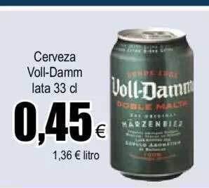 FROIZ Cerveza Voll-damm oferta