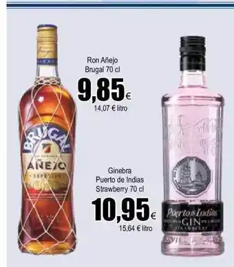 FROIZ Ron Añejo Brugal Ginebra Puerto De Indias Strawberry oferta